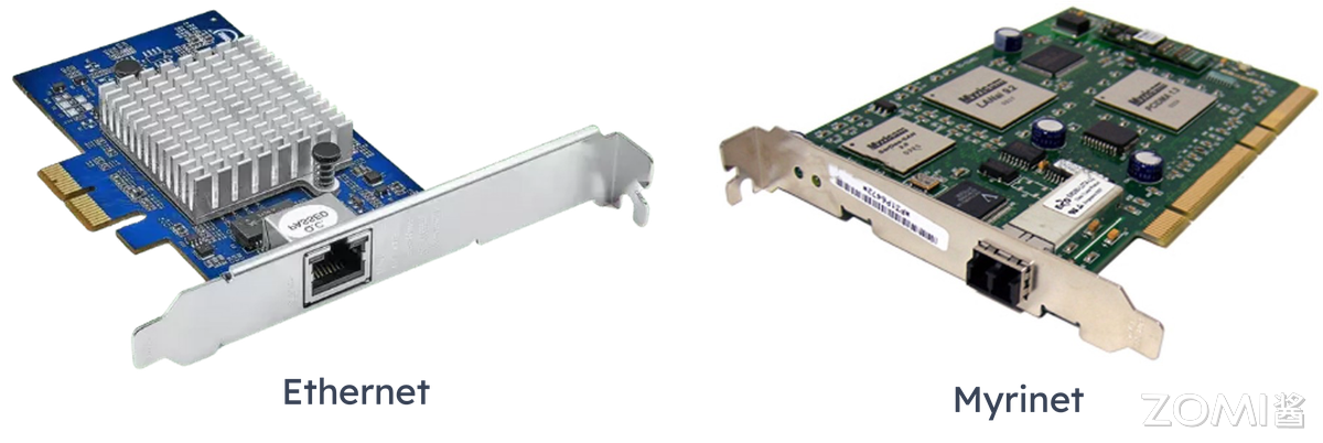Ethernet 和 Myrinet
